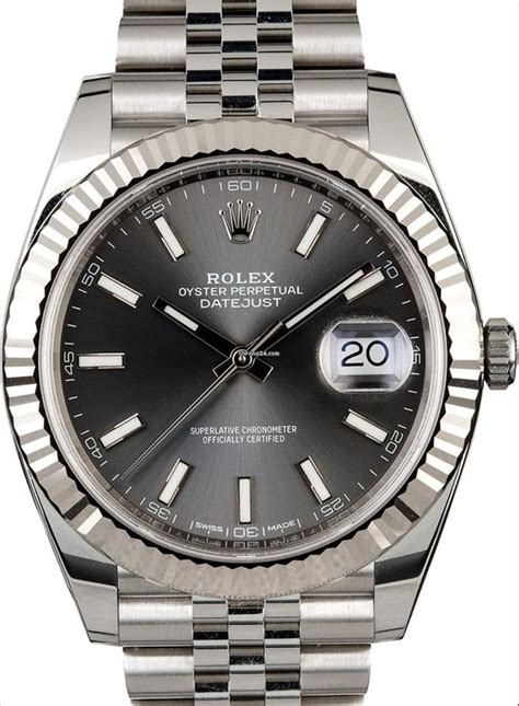 rolex gray dial|rolex datejust jubilee grey.